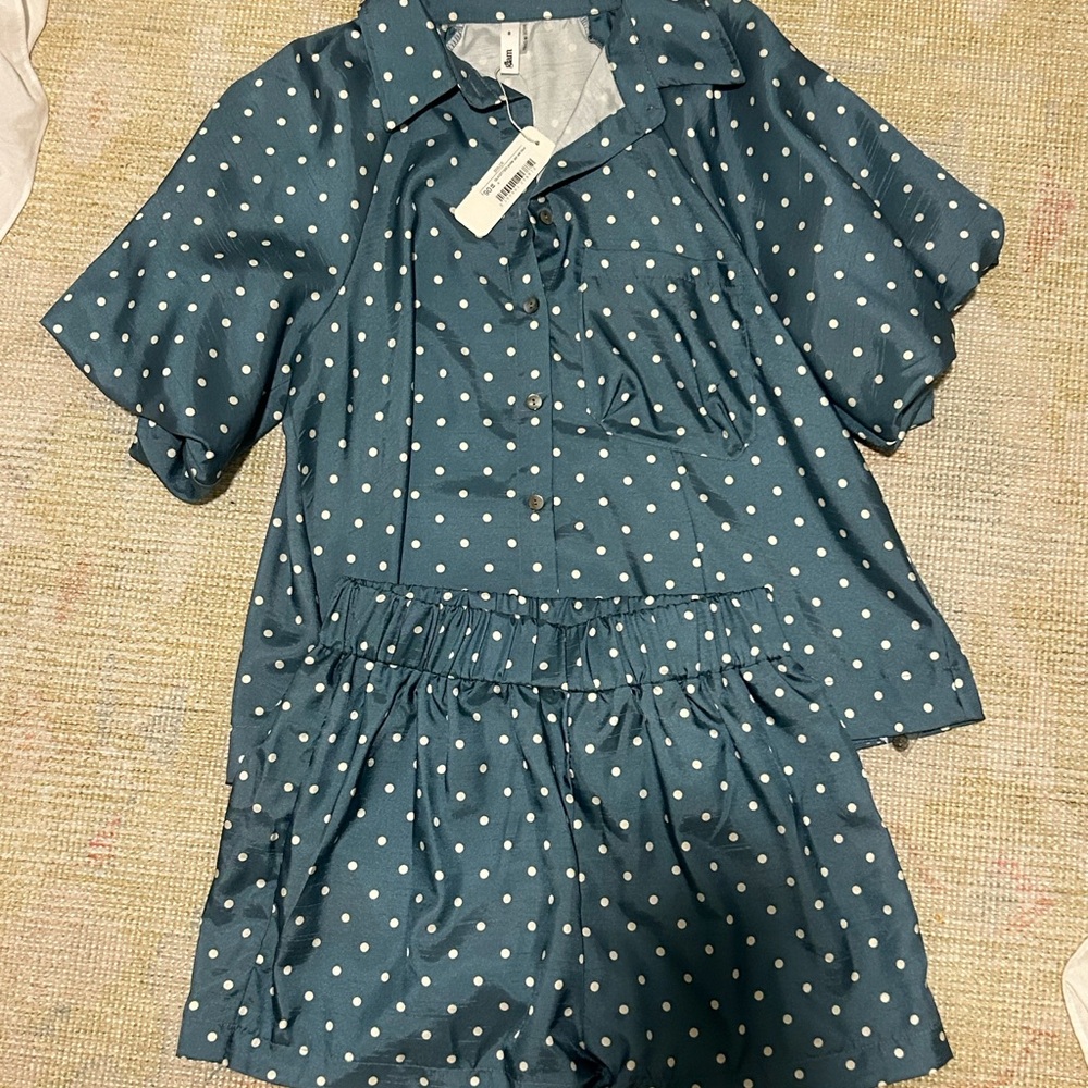 Polka Dot Blue Set